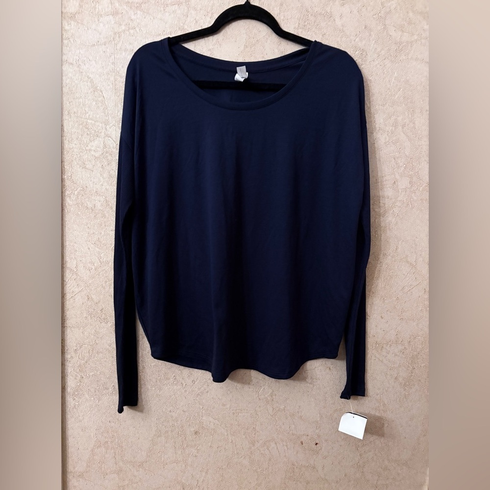 Bella Canvas Deep Blue Long Sleeve Top